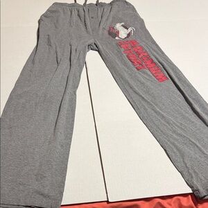Marvel Gray Sweatpants with Red Graphic